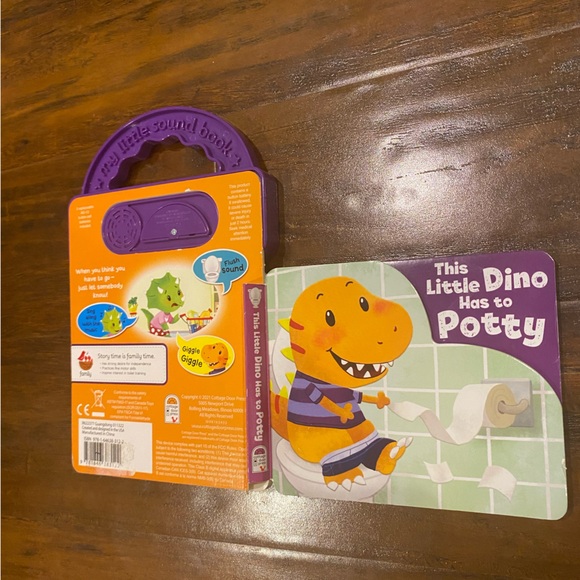 2 Children's Potty and Toot Themed Board Books - Picture 4 of 5